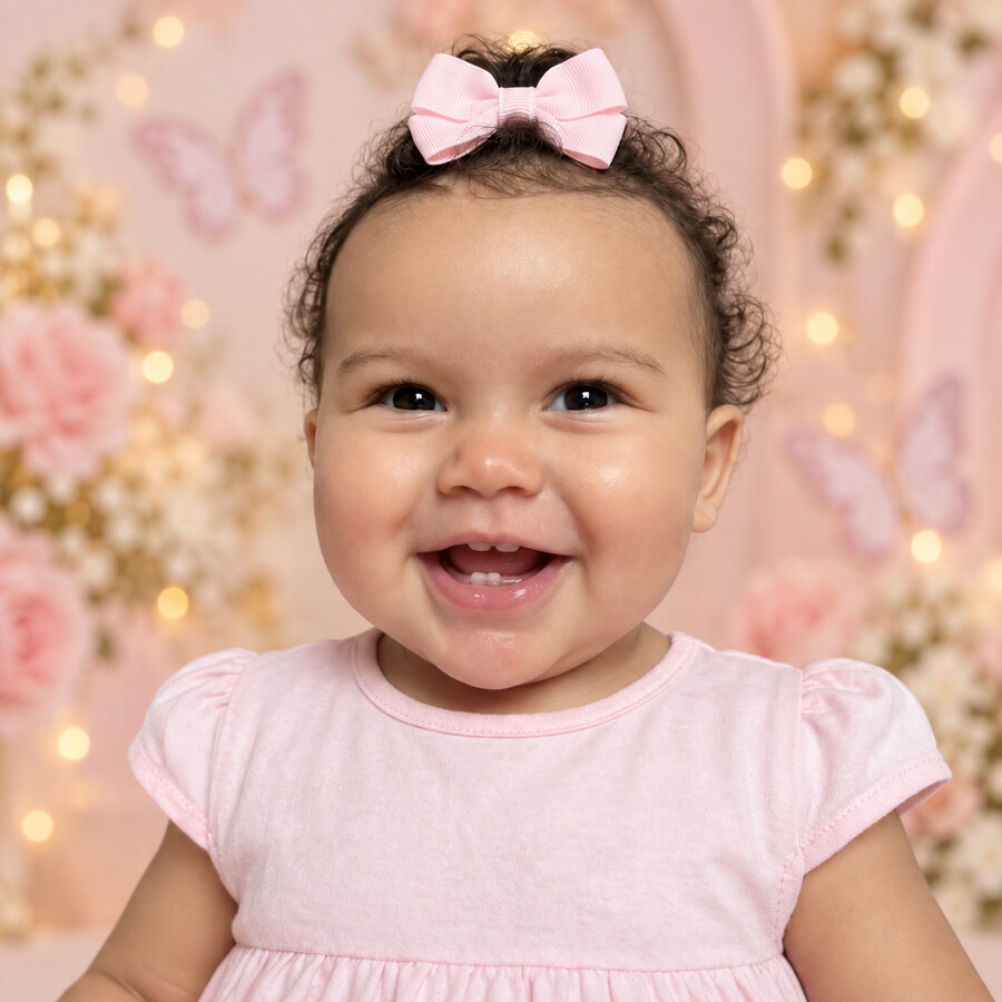 Vitória sorrindo